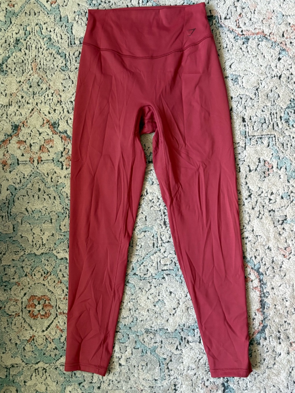 Gymshark High-Waist Leggings in Burgundy